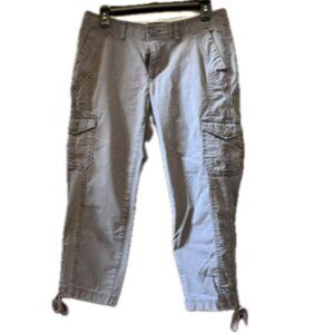 Eddie Bauer cargo capris mocha size 6